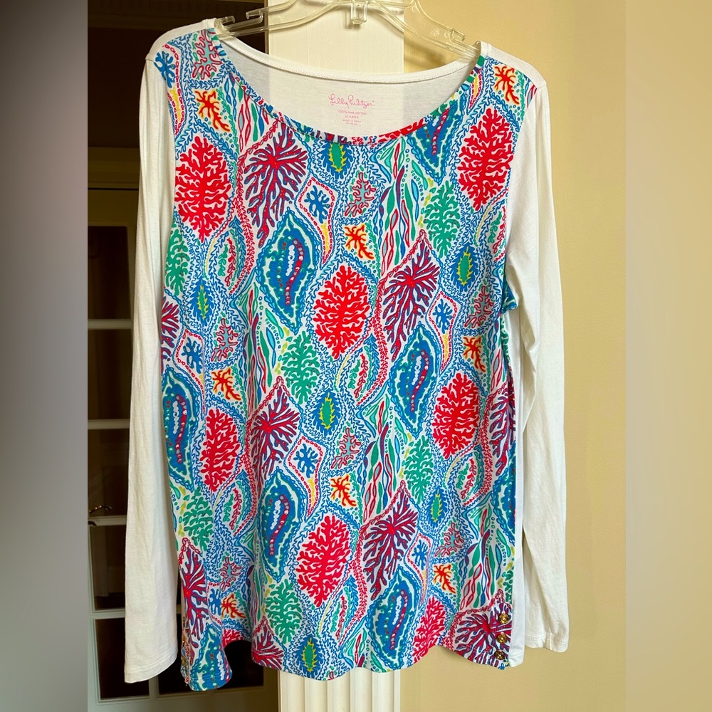 Lilly boatneck long sleeve top
